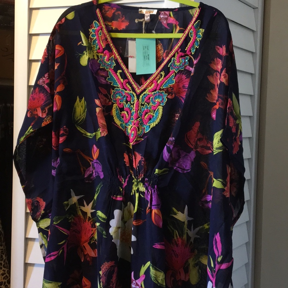 New Sequined & Beaded Kimono or Coverup FINAL MARKDOWN